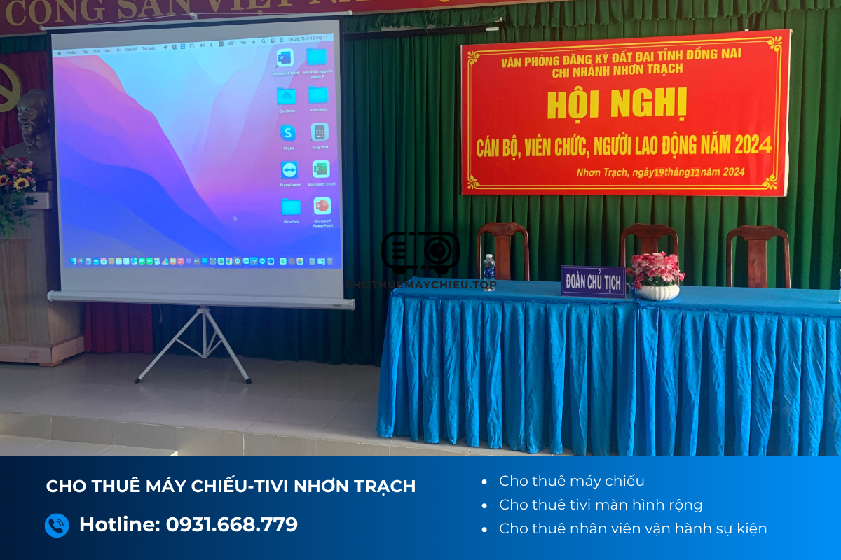 cho thuê máy chiếu Nhơn Trạch