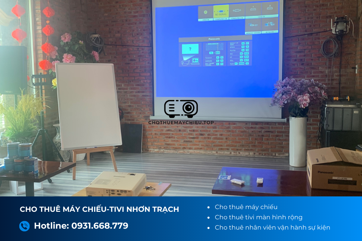 cho thuê máy chiếu Nhơn Trạch