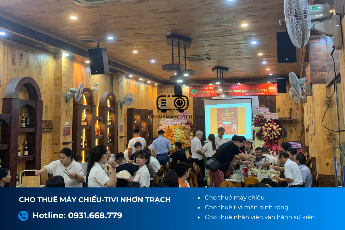 cho thuê máy chiếu Nhơn Trạch