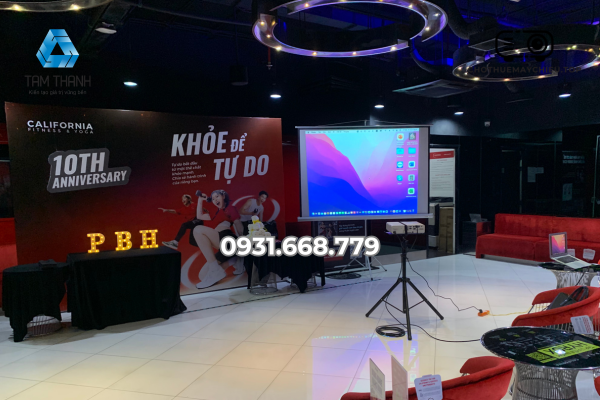 CHO THUÊ MÁY CHIẾU PHỤC VỤ TIỆC SINH NHẬT PHÒNG TẬP GYM VÀ YOGA